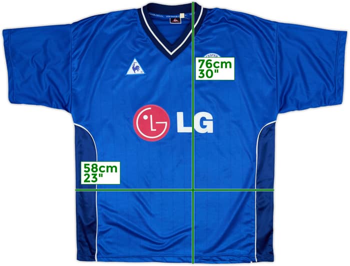 2002-03 Leicester Home Shirt - 9/10 - (XL)