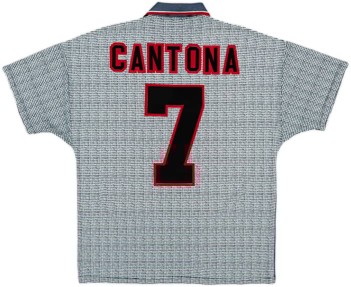 1995-96 Manchester United Away Shirt Cantona #7 - 8/10 - (M)