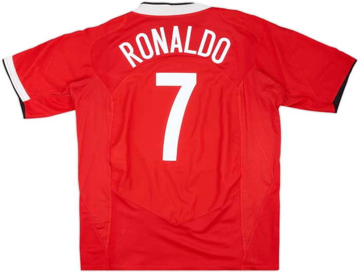 2004-06 Manchester United Home Shirt Ronaldo #7 - 7/10 - (XXL)