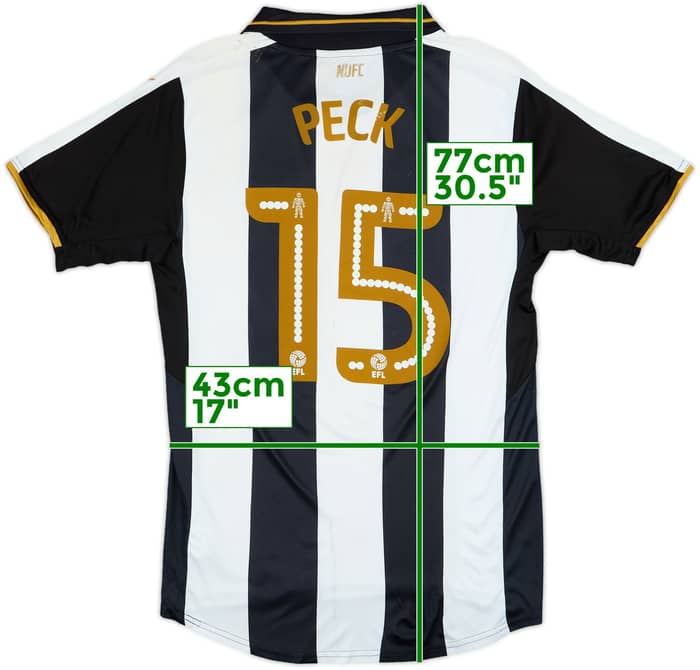2016-17 Newcastle Home Shirt Peck #15 - 4/10 - (S)