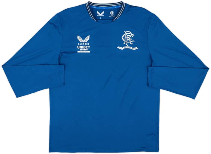 2022-23 Rangers Castore Training L/S Shirt - 8/10 - (L)