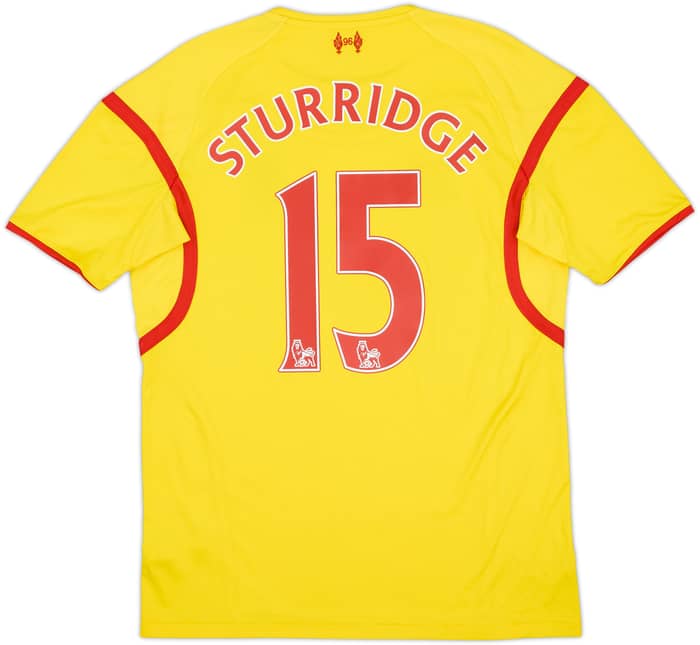 2014-15 Liverpool Away Shirt Sturridge #15 - 9/10 - (S)