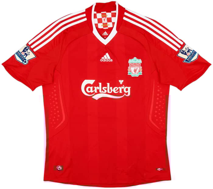 2008-10 Liverpool Home Shirt Gerrard #8 - 6/10 - (L)