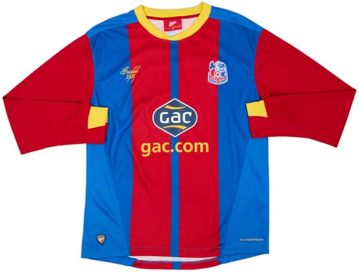 2012-13 Crystal Palace Home L/S Shirt - 7/10 - (M)