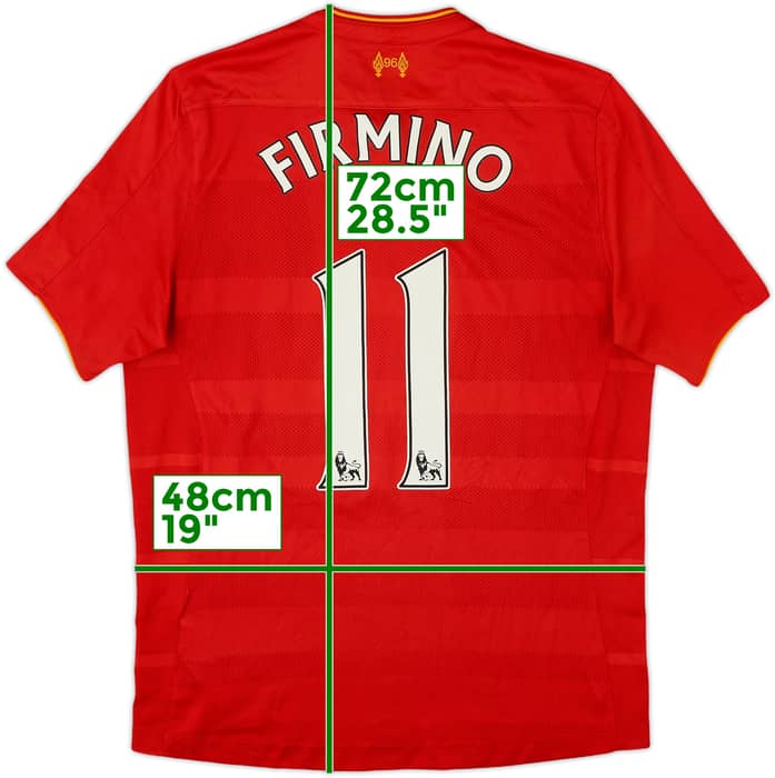 2016-17 Liverpool Home Shirt Firmino #11 - 5/10 - (S)