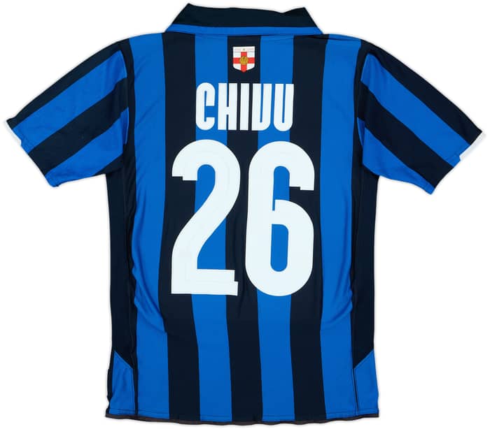 2007-08 Inter Milan Centenary Home Shirt Chivu #26 - 6/10 - (XL.Boys)