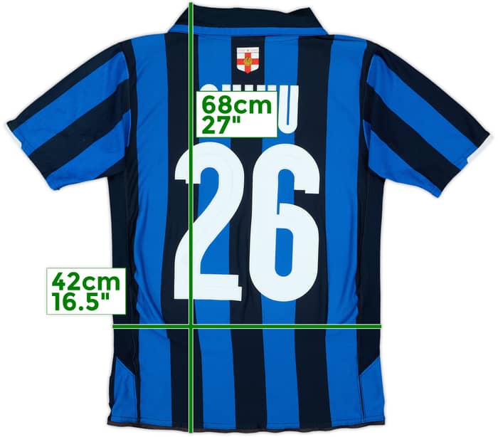 2007-08 Inter Milan Centenary Home Shirt Chivu #26 - 6/10 - (XL.Boys)