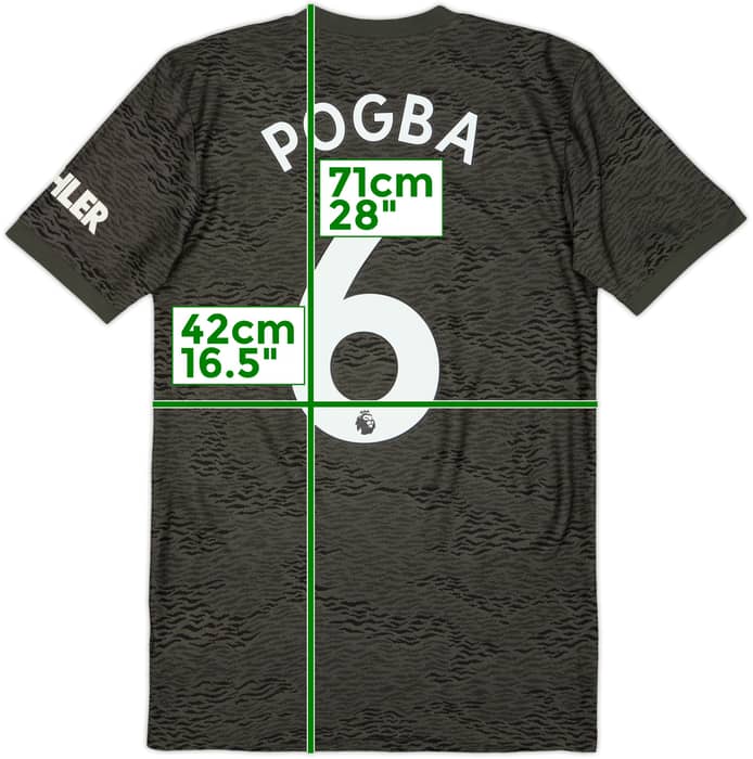 2020-21 Manchester United Away Shirt Pogba #6 - 8/10 - (XS)