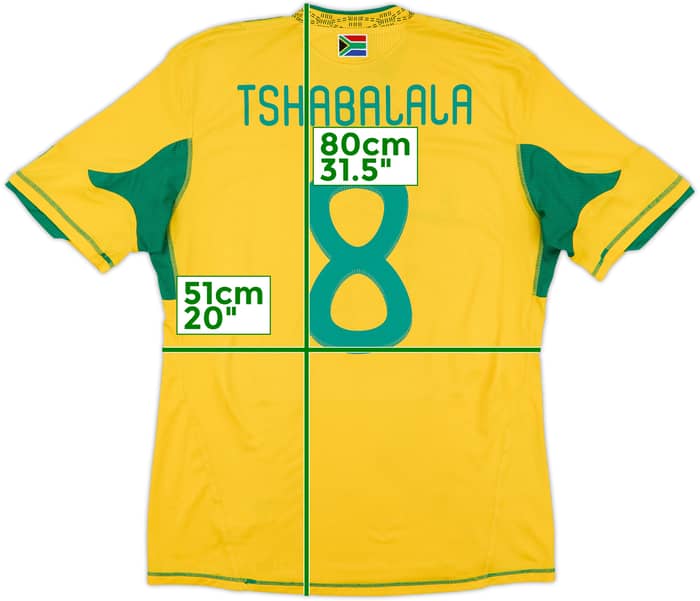 2009-11 South Africa Home Shirt Tshabalala #8 - 8/10 - (XL)
