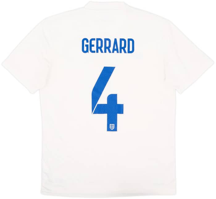 2014-15 England Home Shirt Gerrard #4 - 5/10 - (M)