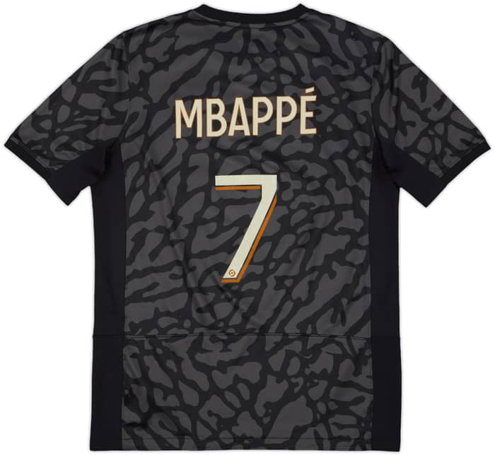 2023-24 Paris Saint-Germain Third Shirt Mbappe #7 - 7/10 - (XL.Boys)
