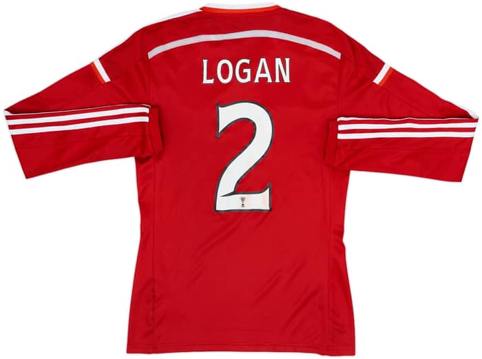 2014-15 Aberdeen Home L/S Shirt Logan #2 - 6/10 - (S)