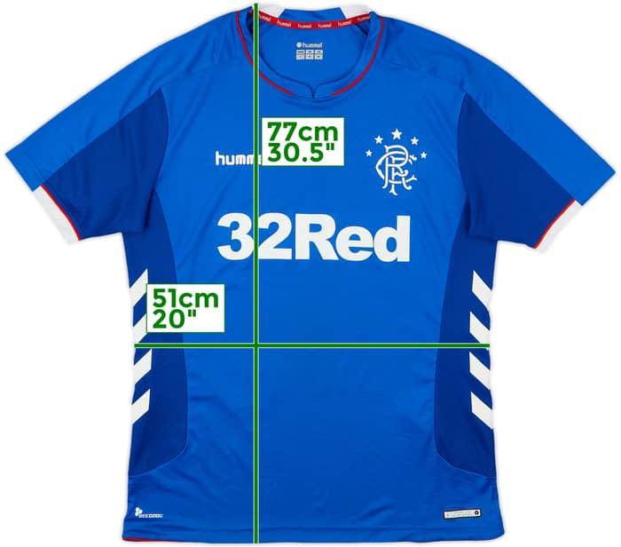 2018-19 Rangers Home Shirt - 6/10 - (L)