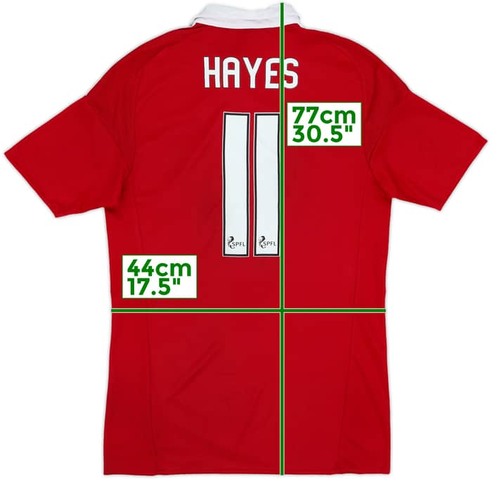 2016-17 Aberdeen Home Shirt Hayes #11 - 6/10 - (S)