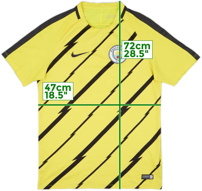 2017-18 Manchester City Nike Training Shirt - 8/10 - (M)