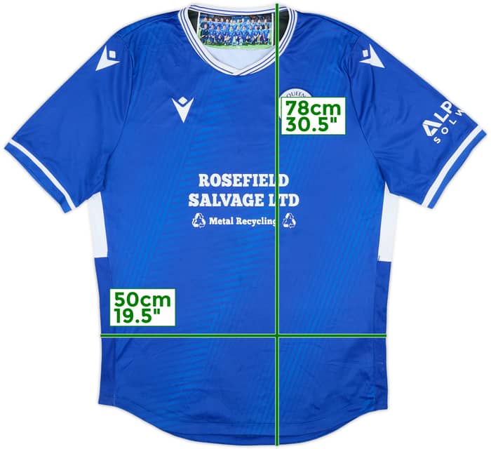 2021-22 Queen of the South Home Shirt - 8/10 - (XXL)