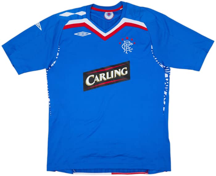 2007-08 Rangers Home Shirt - 8/10 - (L)