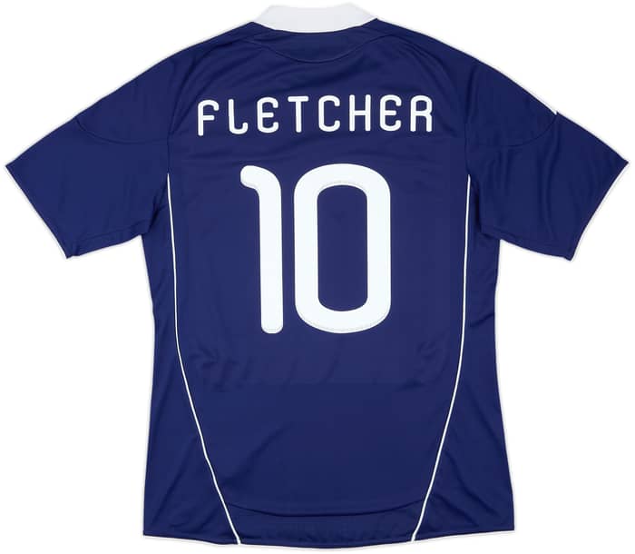 2010-11 Scotland Home Shirt Fletcher #10 - 6/10 - (L)