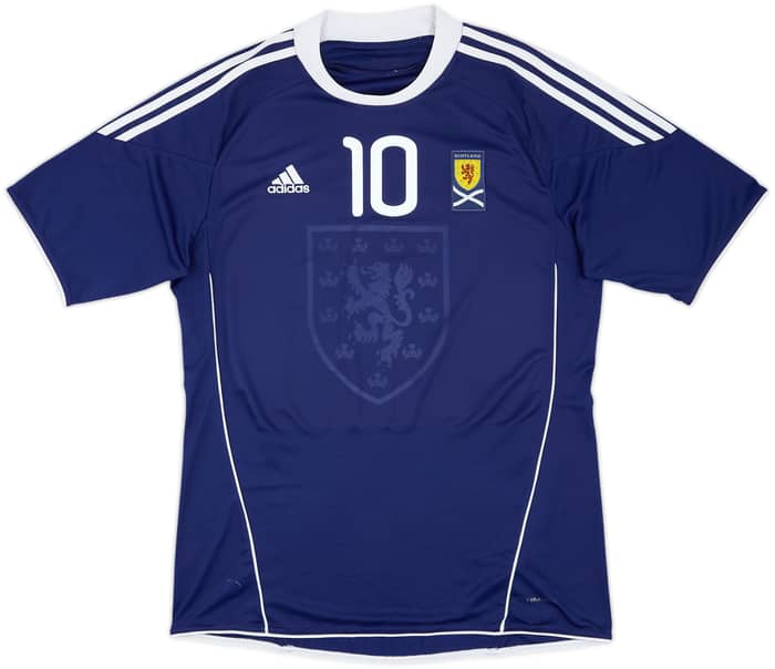 2010-11 Scotland Home Shirt Fletcher #10 - 6/10 - (L)