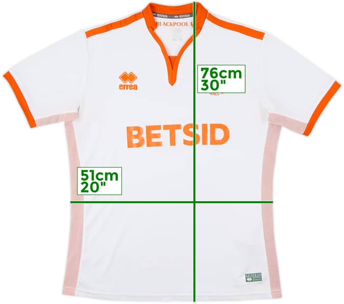 2017-19 Blackpool Away Shirt - 7/10 - (L)