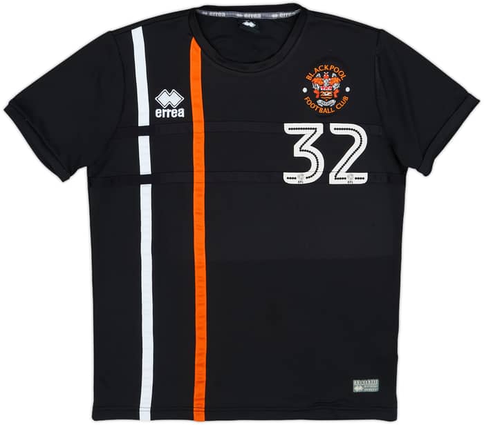 2015-16 Blackpool Errea Player Issue Training Shirt #32 - 6/10 - (M)