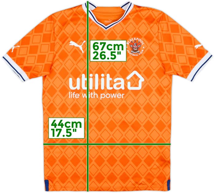 2022-23 Blackpool Home Shirt #19 - 6/10 - (S)