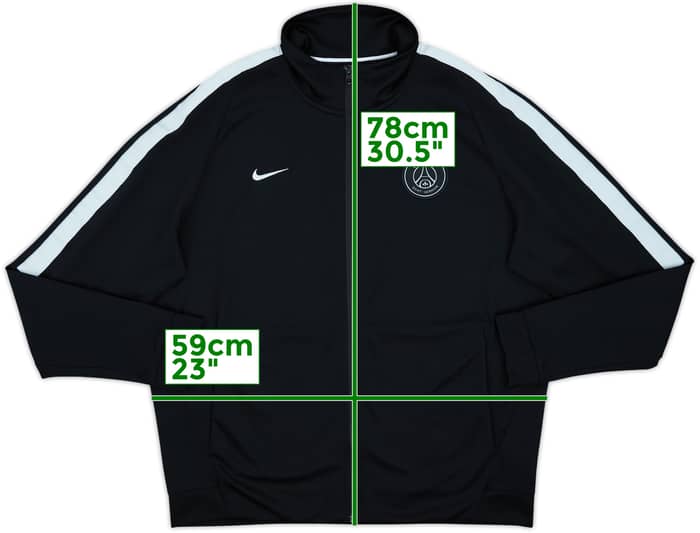 2017-18 Paris Saint-Germain Nike Track Jacket - 8/10 - (XL)