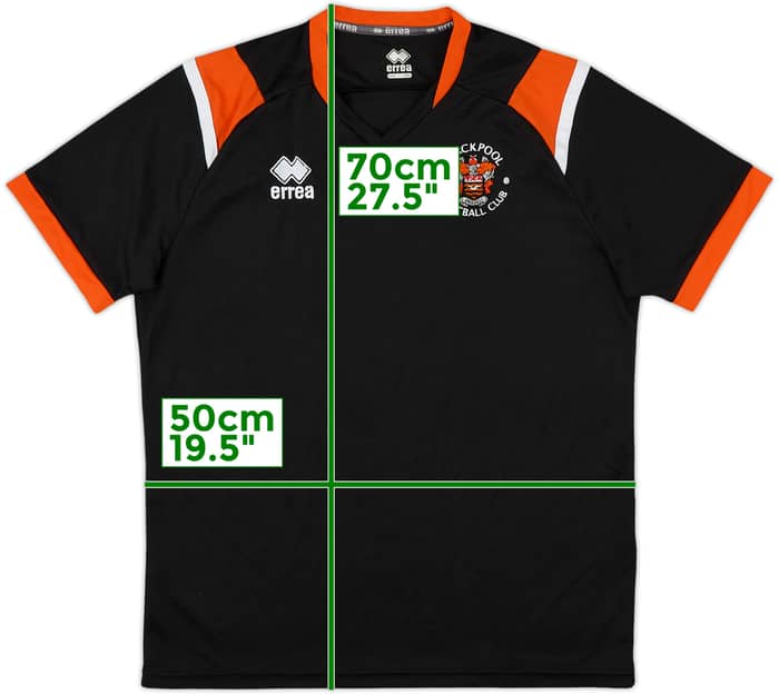 2015-16 Blackpool Errea Training Shirt - 8/10 - (M)