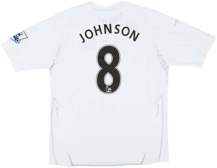 2007-08 Everton Away Shirt Johnson #8 - 6/10 - (L)