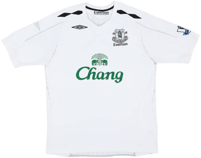 2007-08 Everton Away Shirt Johnson #8 - 6/10 - (L)