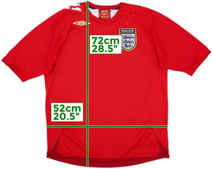 2006-08 England Away Shirt - 5/10 - (L)