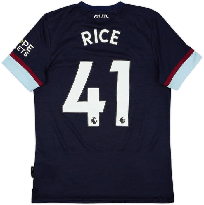 2021-22 West Ham Third Shirt Rice #41 - 7/10 - (S)