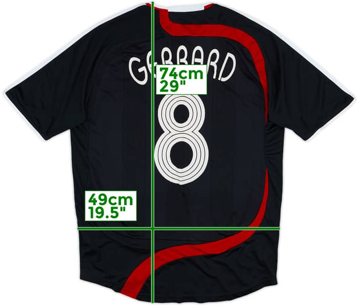 2007-08 Liverpool Third Shirt Gerrard #8 - 7/10 - (M)