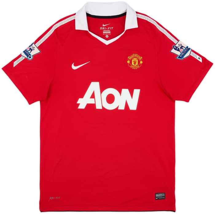 2010-11 Manchester United Home Shirt Vidic #15 - 9/10 - (M)