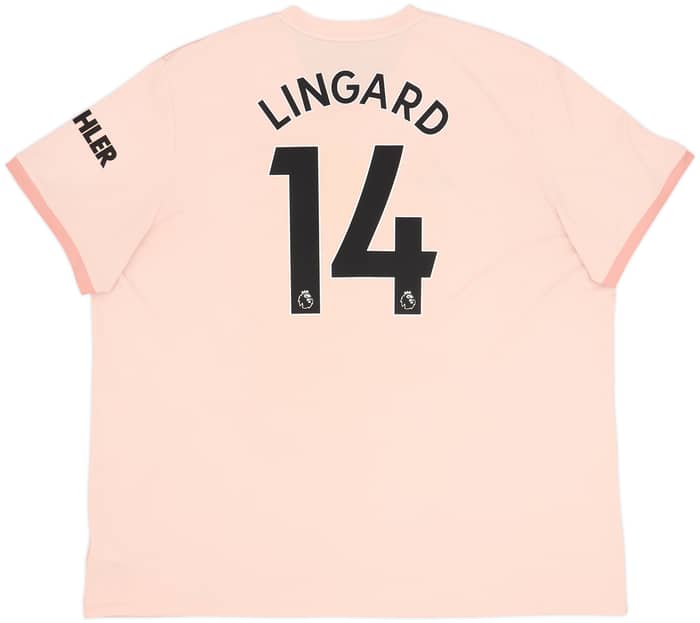 Camiseta de visitante del Manchester United 2018-19 Lingard #14 - 6/10 - (3XL)