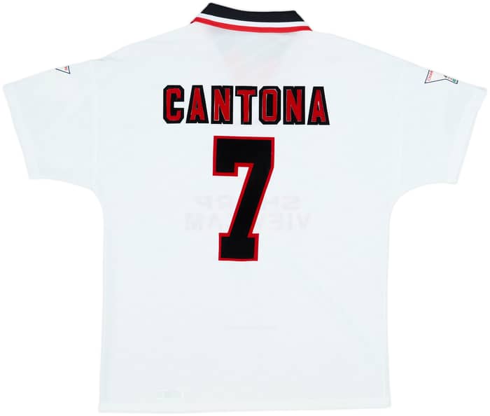 1996-97 Manchester United Away Shirt Cantona #7 - 8/10 - (L)