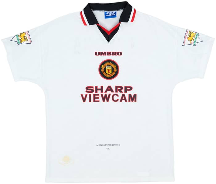 1996-97 Manchester United Away Shirt Cantona #7 - 8/10 - (L)