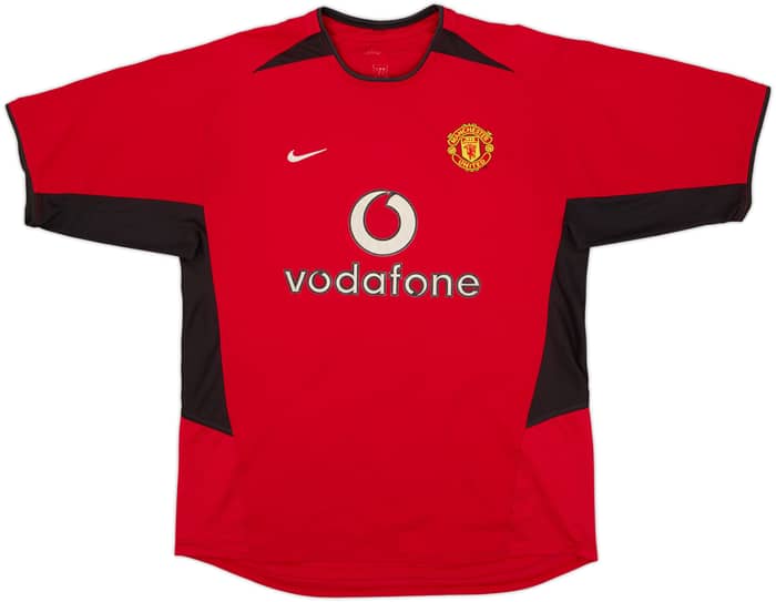 2002-04 Manchester Unido Camiseta Local Ronaldo #7 - 7/10 - (L)