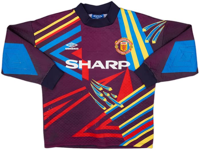 1992-93 Manchester United GK Shirt #1 - 8/10 - (S)