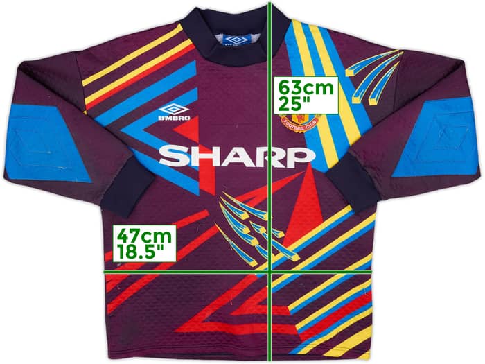1992-93 Manchester United GK Shirt #1 - 8/10 - (S)