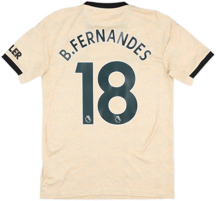 2019-20 Manchester United Camiseta de visitante B.Fernandes #18 - 6/10 - (S)
