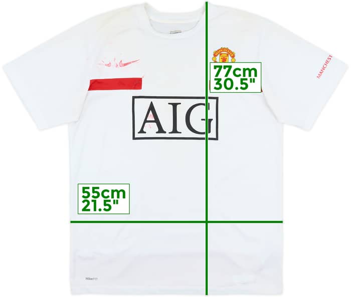 2009-10 Manchester United Nike Training Shirt - 4/10 - (L)