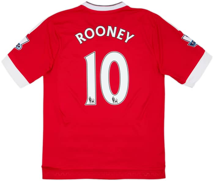 2015-16 Manchester United Home Shirt Rooney #10 - 6/10 - (L)