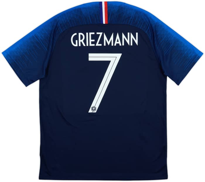 2018 France Home Shirt Griezmann #7 - 10/10 - (L)