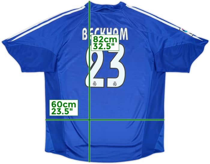2004-05 Real Madrid Third Shirt Beckham #23 - 10/10 - (XL)