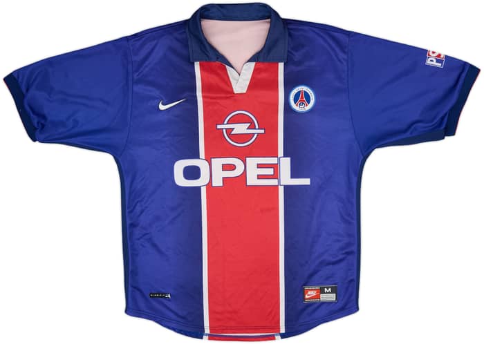 1998-99 Paris Saint-Germain Home Shirt Okocha #10 - 7/10 - (M)