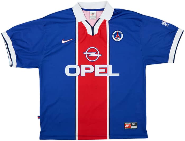 Camiseta de local del Paris Saint-Germain 1997-98 Rai #10 - 8/10 - (XL)