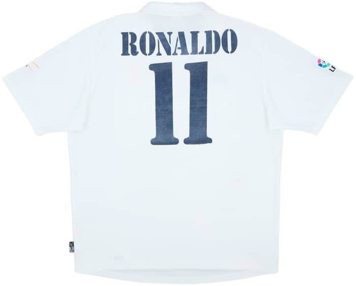 2002-03 Real Madrid Centenary Home Shirt Ronaldo #11 - 6/10 - (XL)
