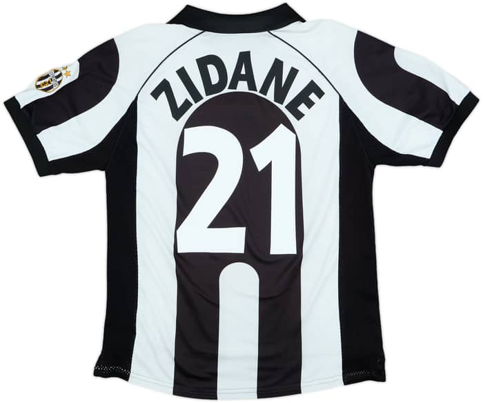 1997-98 Juventus Centenary Home Shirt Zidane #21 - 8/10 - (M)