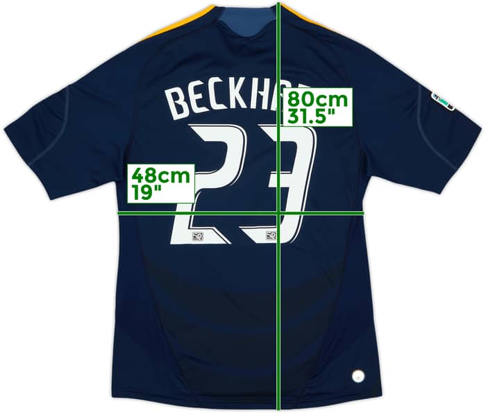 2009-11 LA Galaxy Authentic Away Shirt Beckham #23 (M)